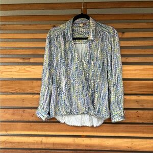 Pilcro Multicolor Striped Women's Top